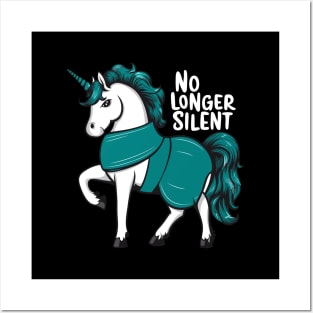 No Longer Silent, Unicorn, Sexual Assault Awareness Month Posters and Art